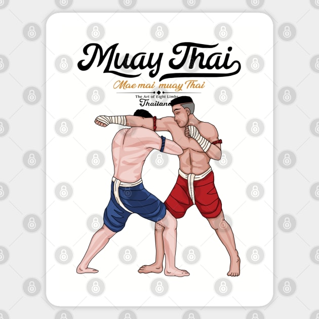 Mae Mai Muay Thai Sticker by KewaleeTee